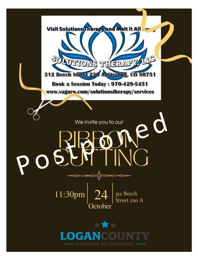 Solutions Therapy RB Postponed