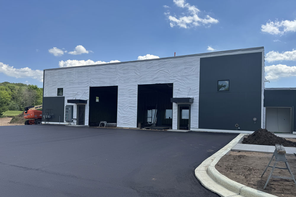 industrial building exterior.