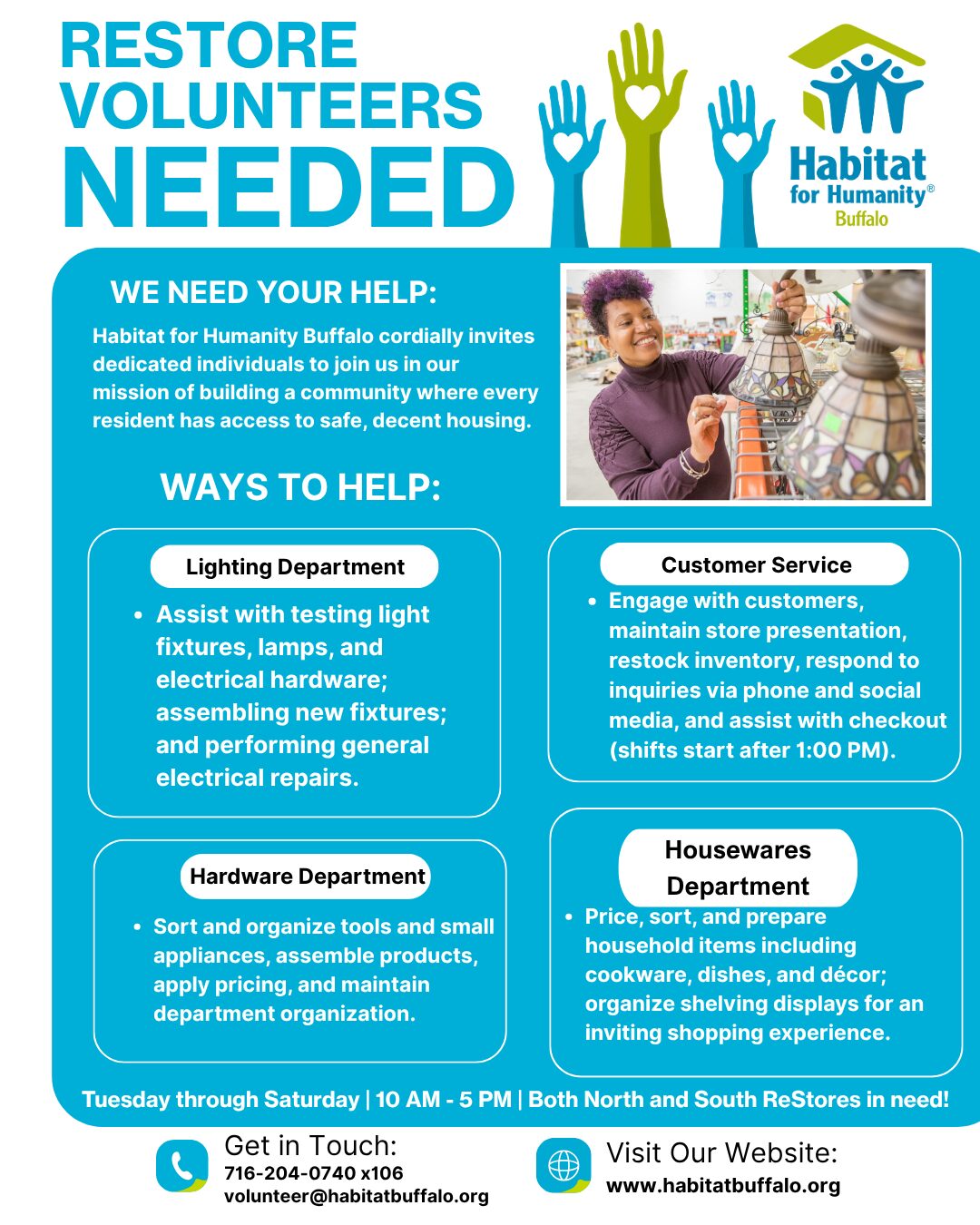 Habitat ReStore Volunteer Flyer