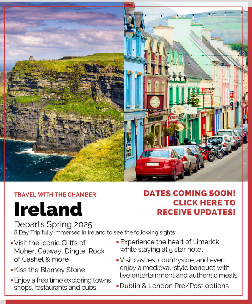 Travel with the Chamber - Ireland Spring 2025