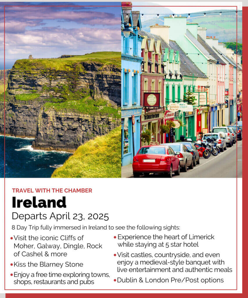 Travel with the Chamber - Ireland 2025