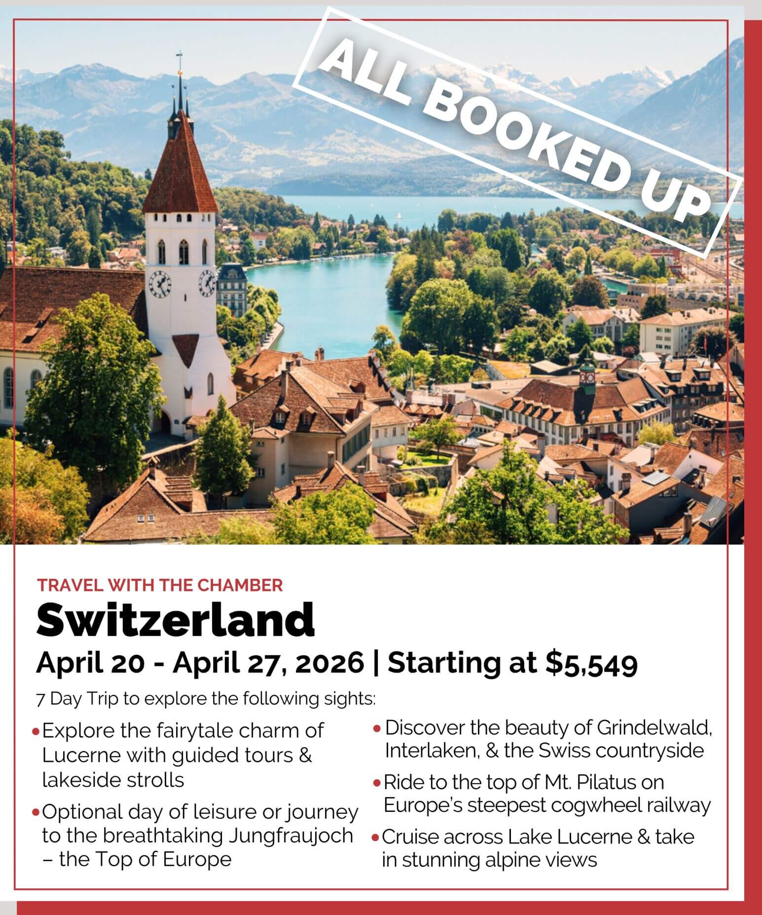 Switzerland Sold Out