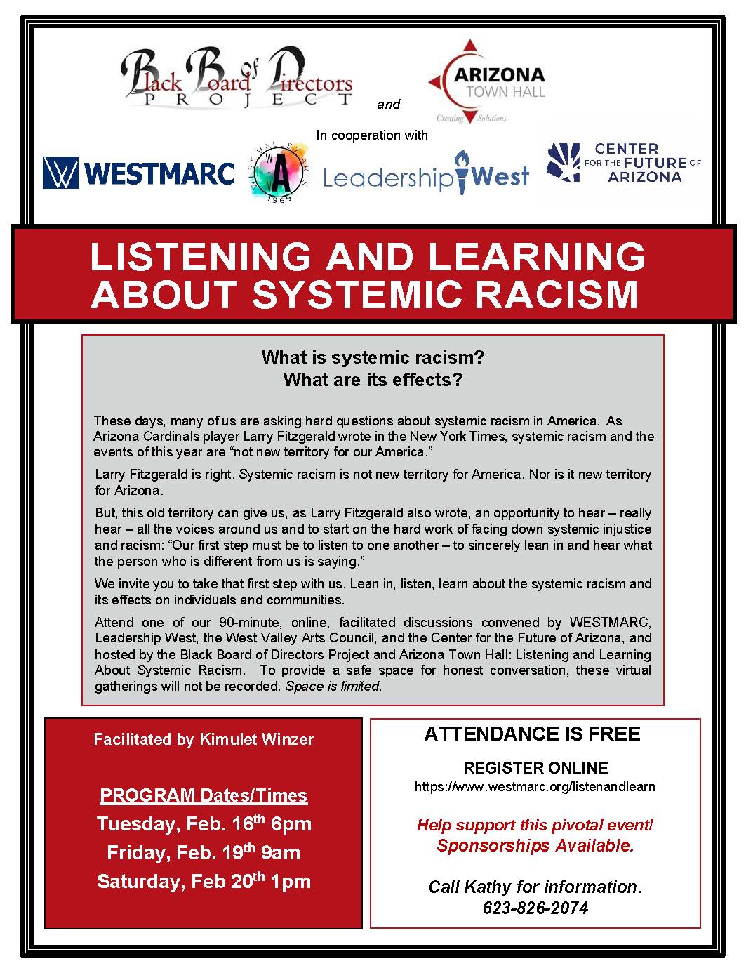 Listening and Learning Flyer