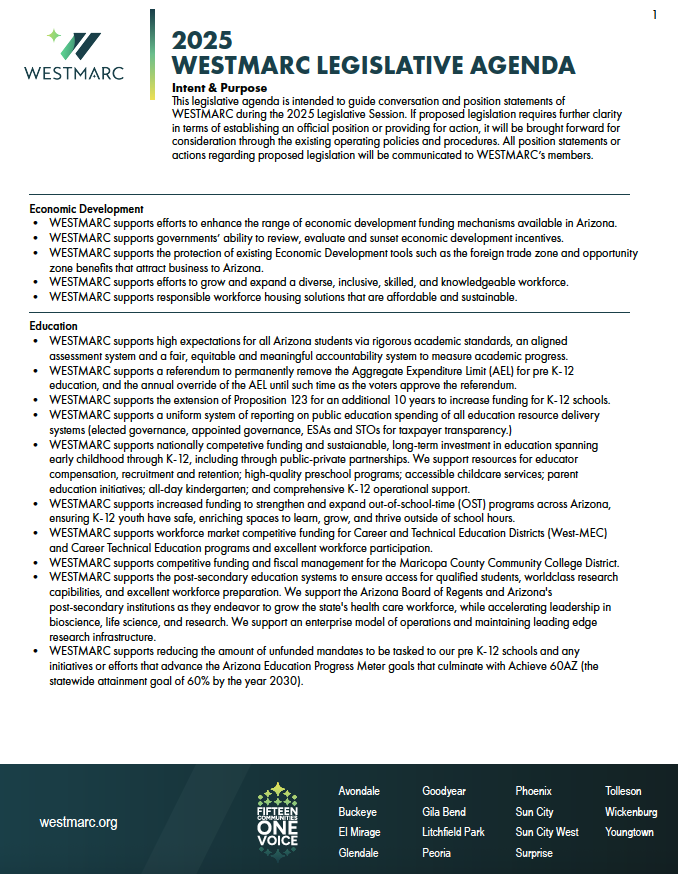WESTMARC-LegislativeAgenda-Cover