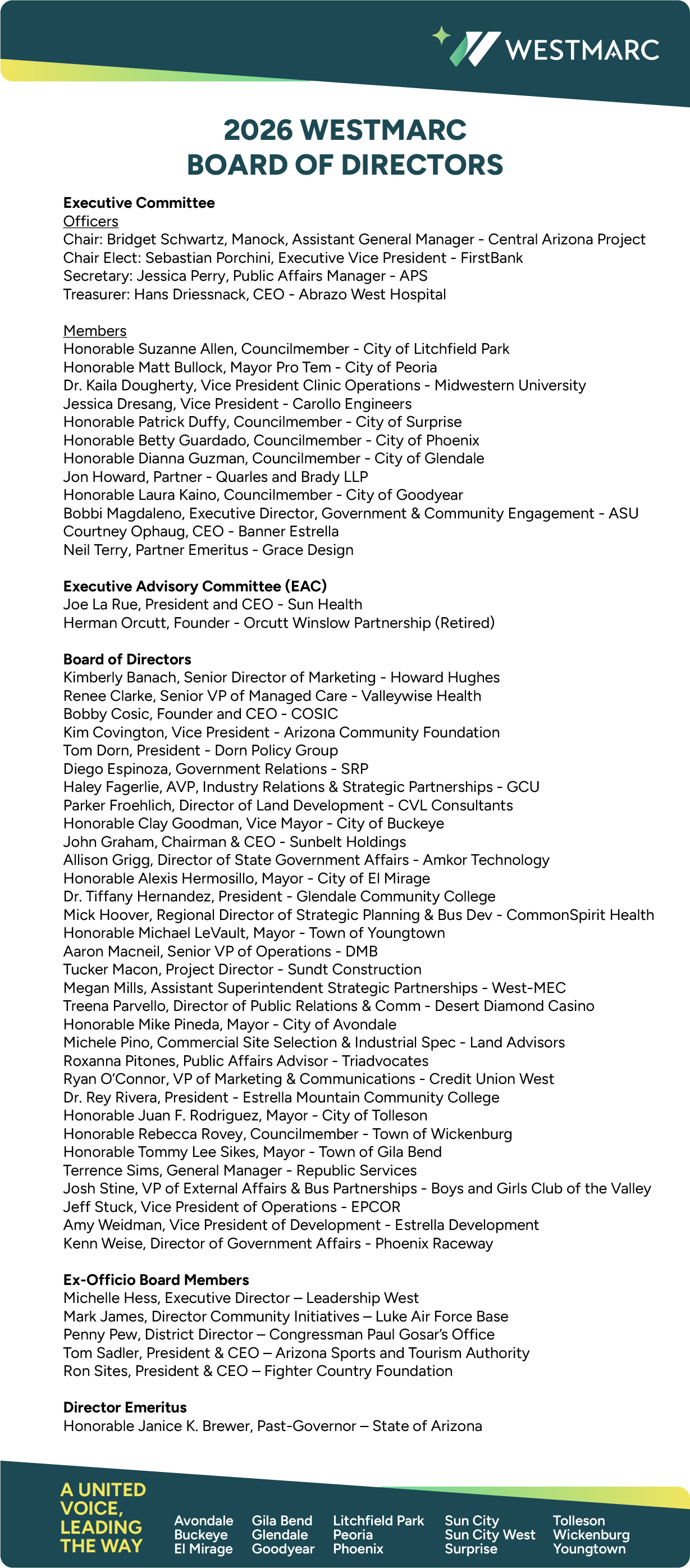 2026WESTMARC_BoardofDirectorsSlatefull