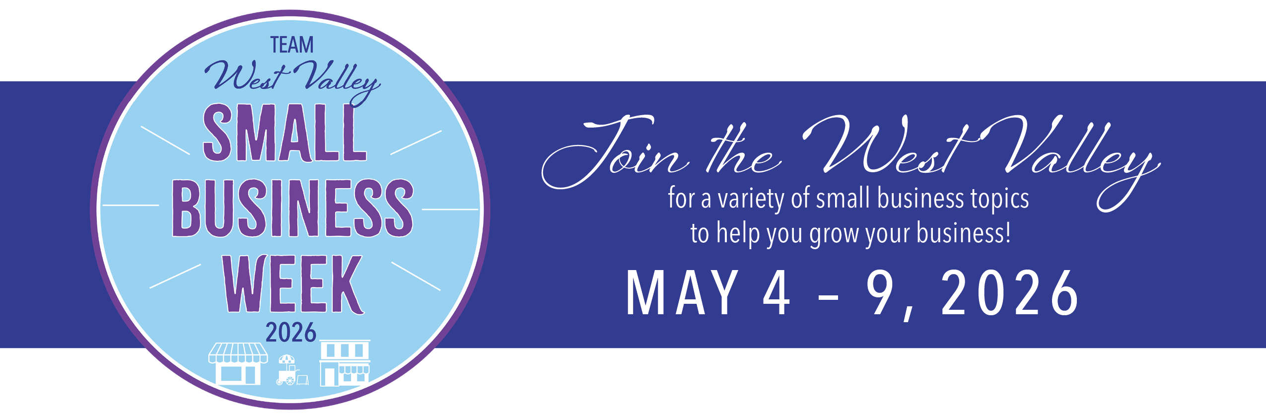 Small Business Week Events Header