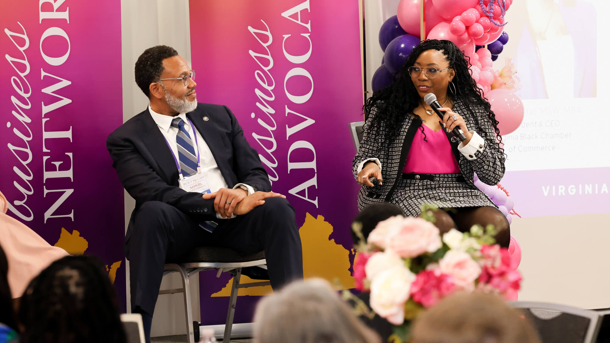 Women participating in leadership and wellness programming