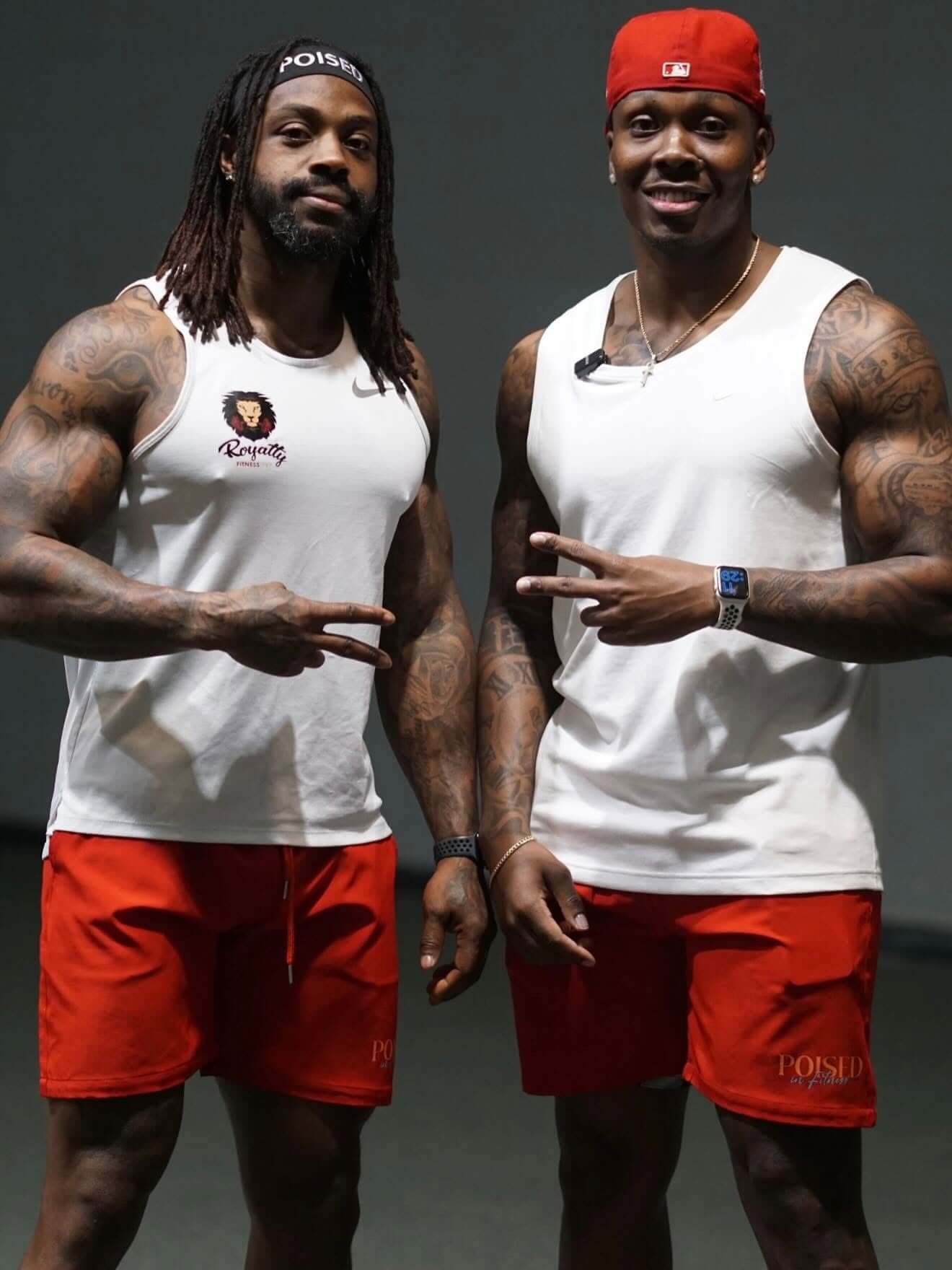 Que and Aaron fitness instructors