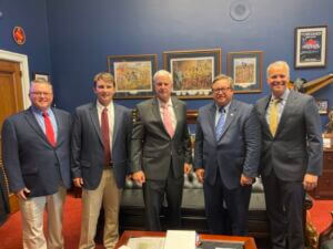 Nunally Chevrolet’s Gan Nunally and Grant Nunally, Congressman Steve Womack, NADA Director Ted Smith, AADA President Greg Kirkpatrick