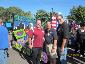 The New Hyde Park Chamber Sponsors Homecoming Float