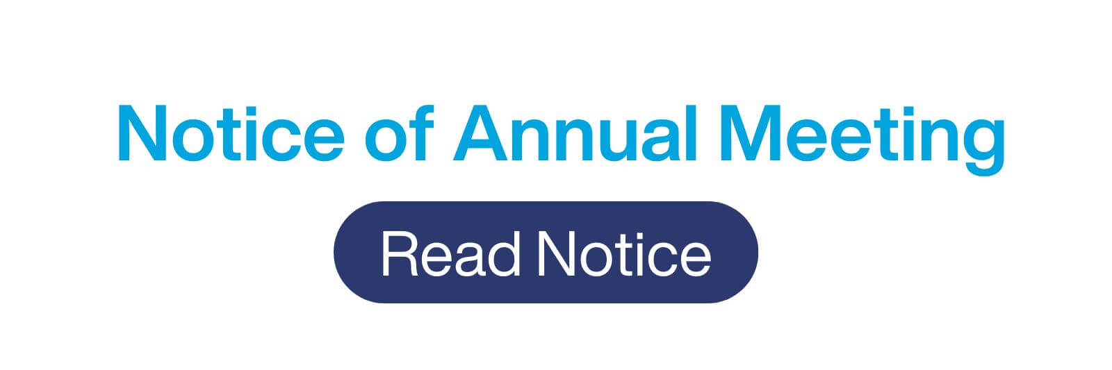 Notice of Annual Meeting