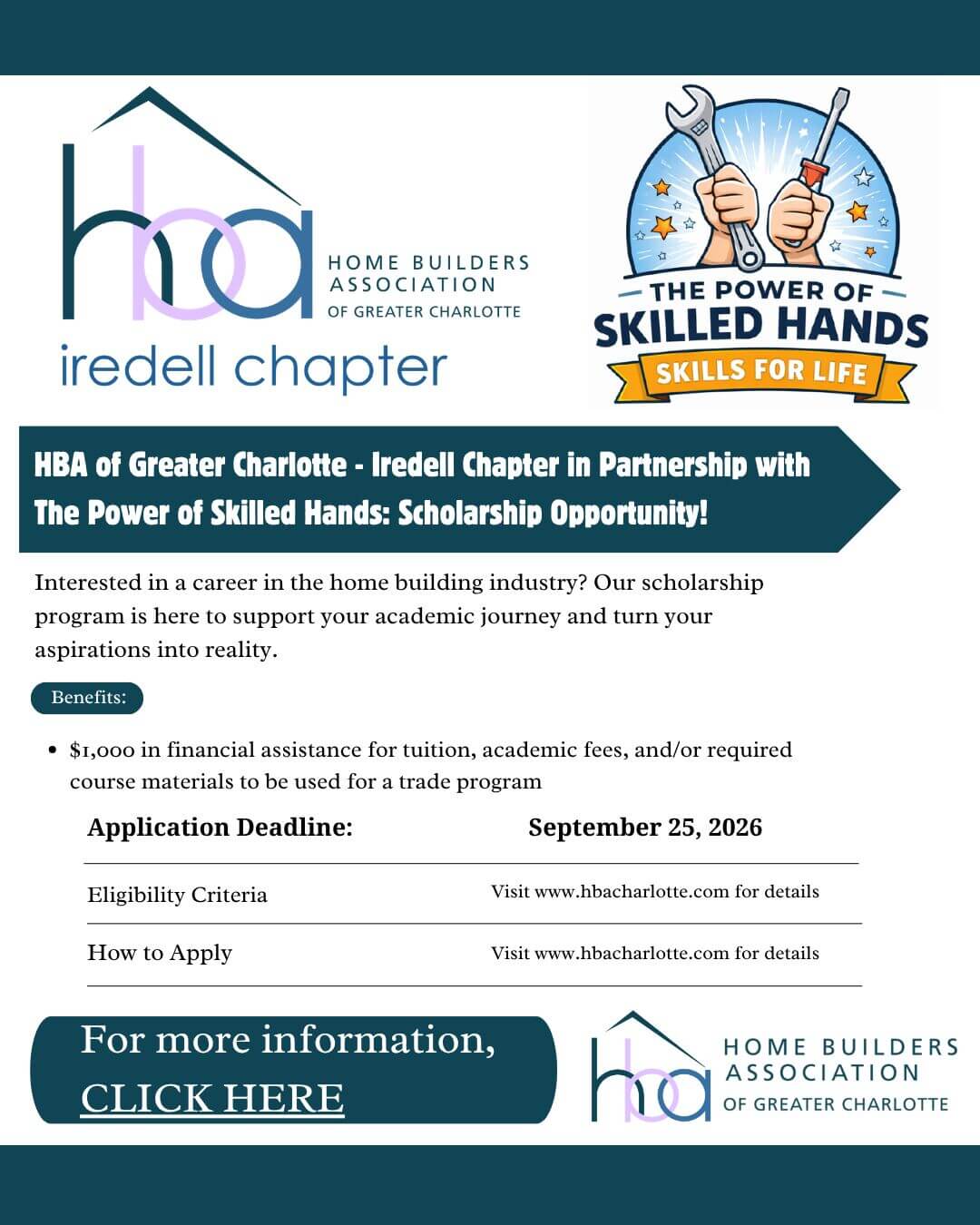 Iredell Scholarship Flyer