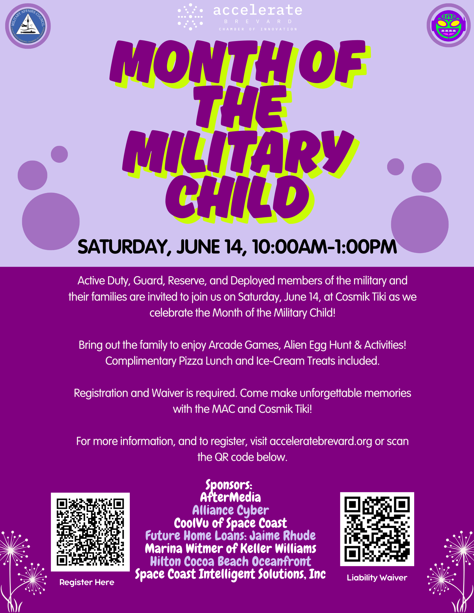 2025 Month of the Military Child Flyer