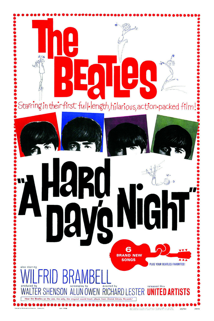 A Hard Days Night Poster