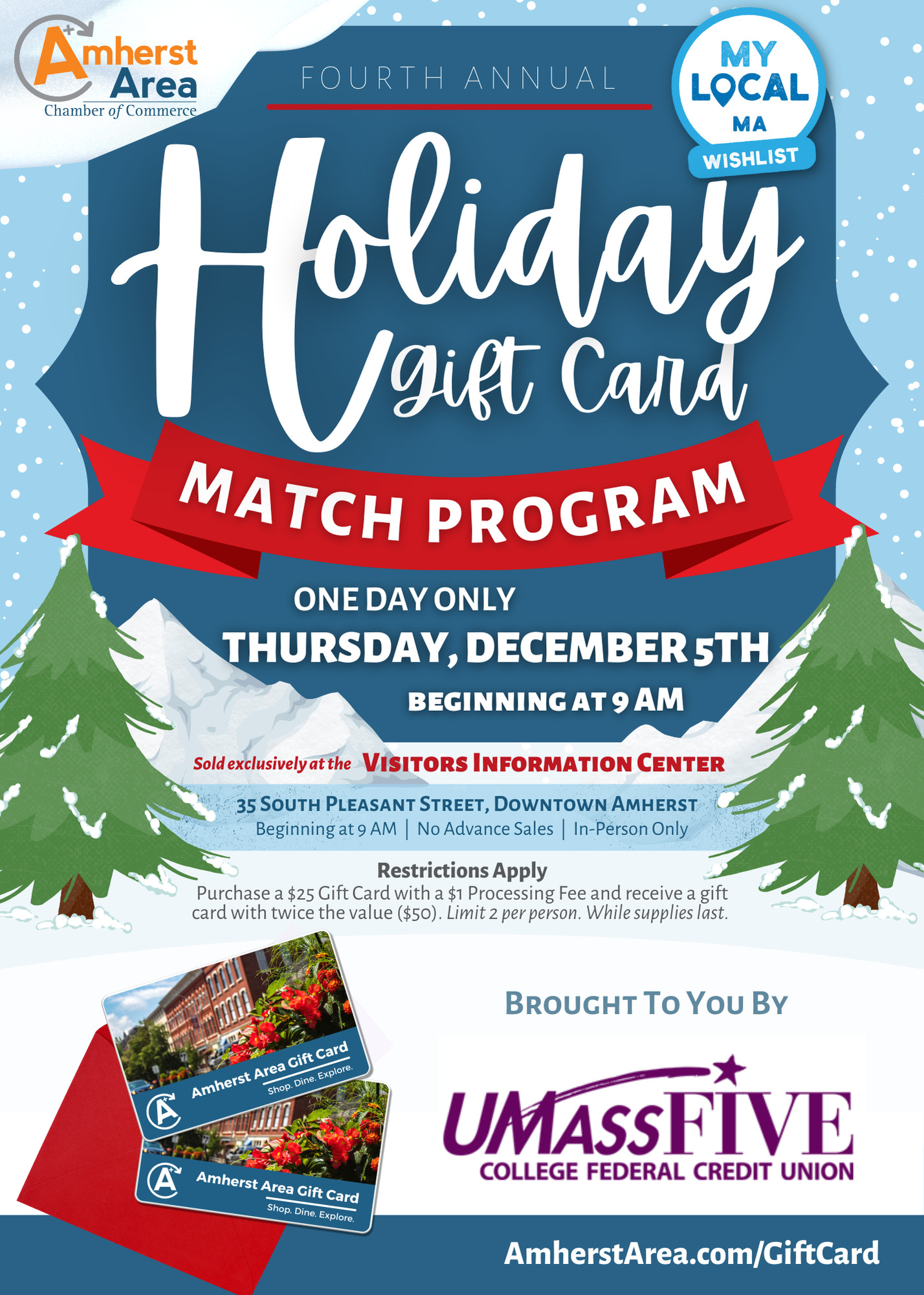 2024 Holiday Gift Card Match Flyer