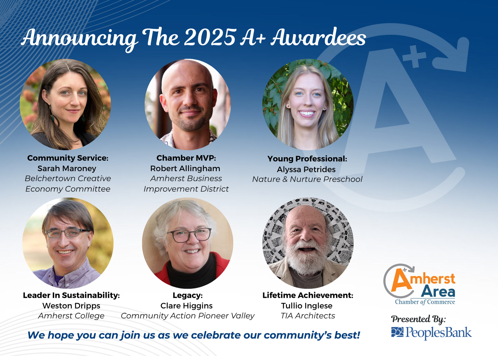 2025 A+ Awards Post Card