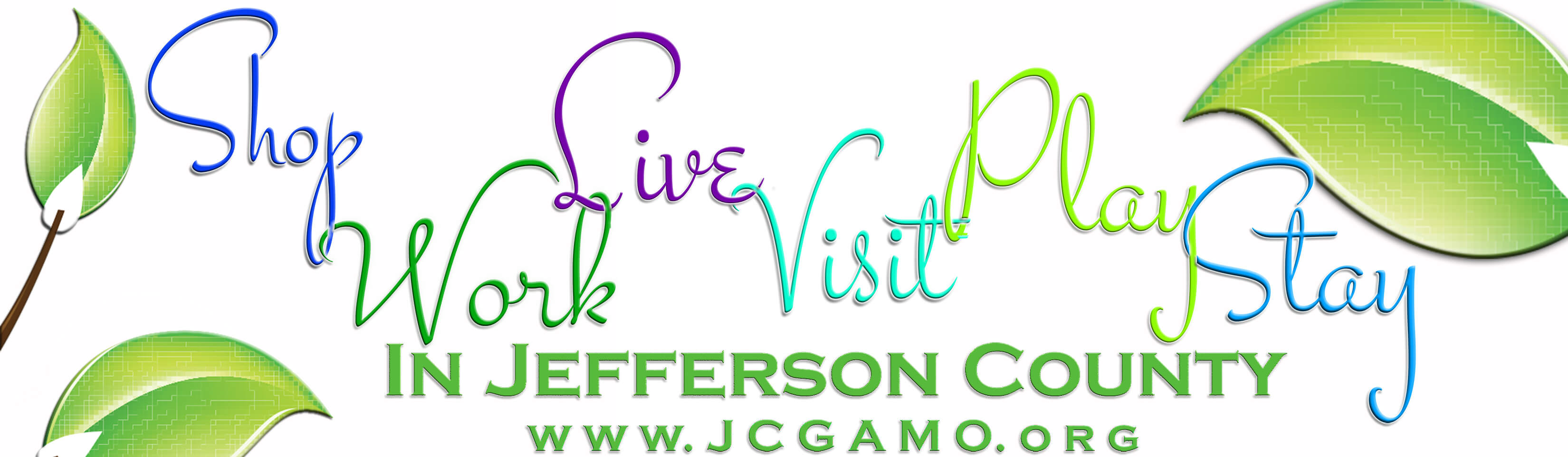 JCGA Original SHOP-LIVE-PLAY Logo