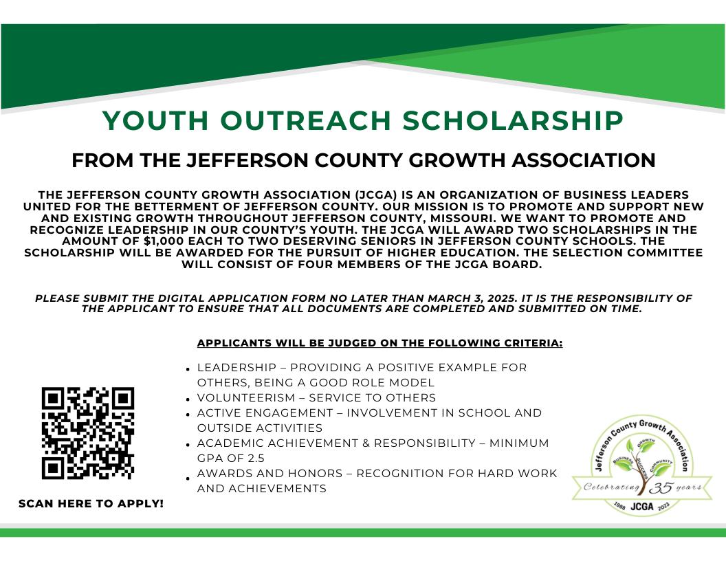 JCGA Scholarship Flyer - 2025 final