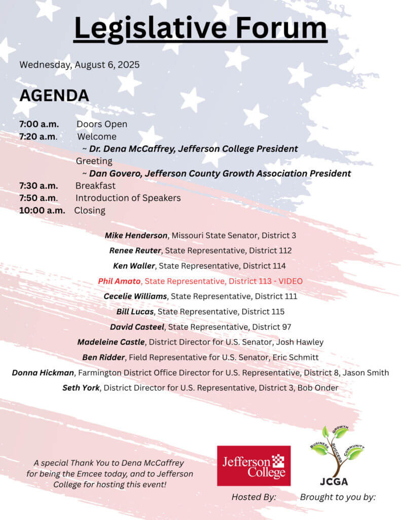 '25 Legislative Forum - Agenda