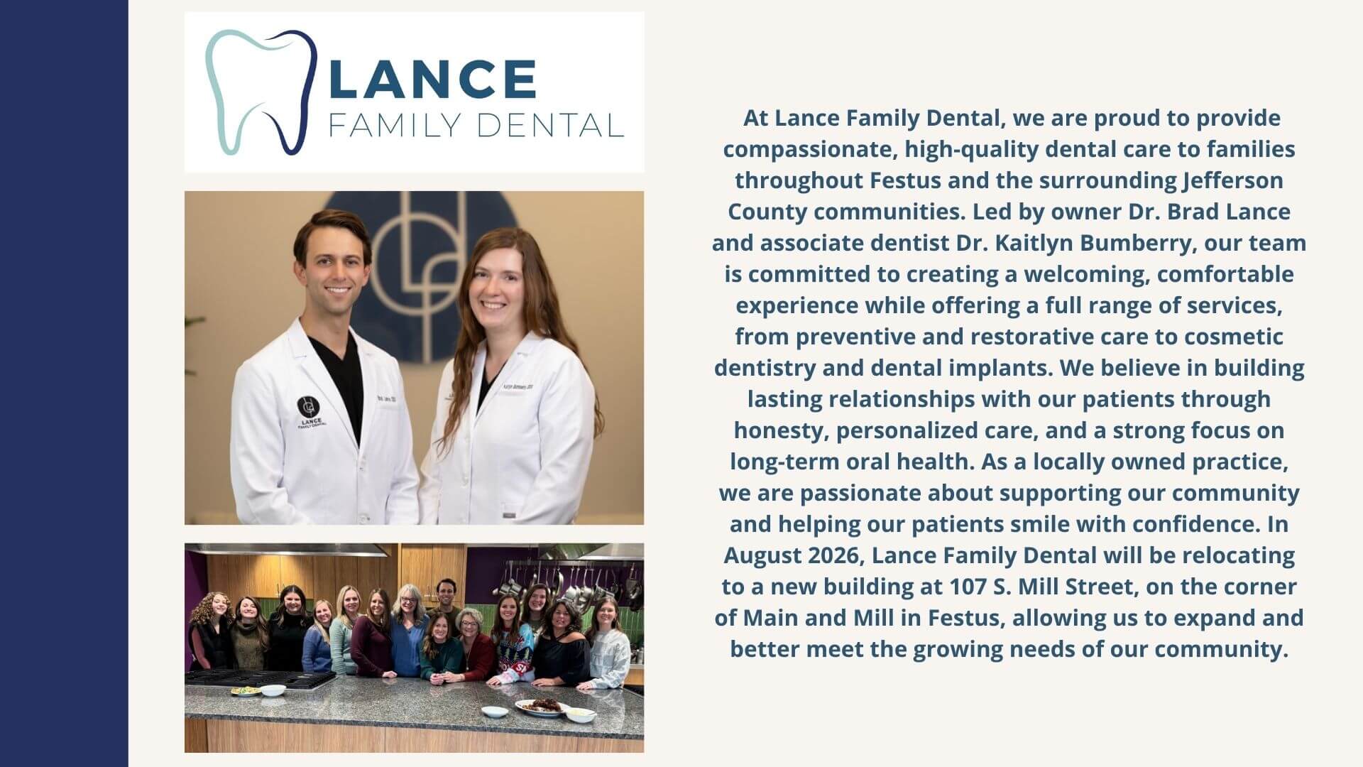 Lance Family Dental Bio
