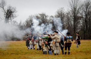 princeton battlefield reenactment