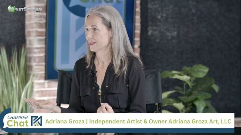 Adriana Groza, Independent Artist and Owner of Adriana Groza Art, LLC
