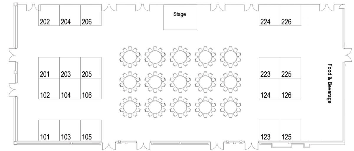 oce1-2411-geoctc_1200x512_v3 exhibitor floorplan for Offsite Construction Summit in Atlanta, GA, August 19, 2025