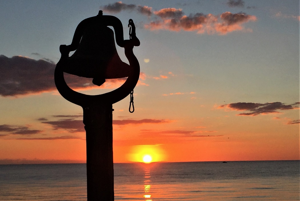Pass-A-Grille Bell at Sunset on Tampa Bay Beaches