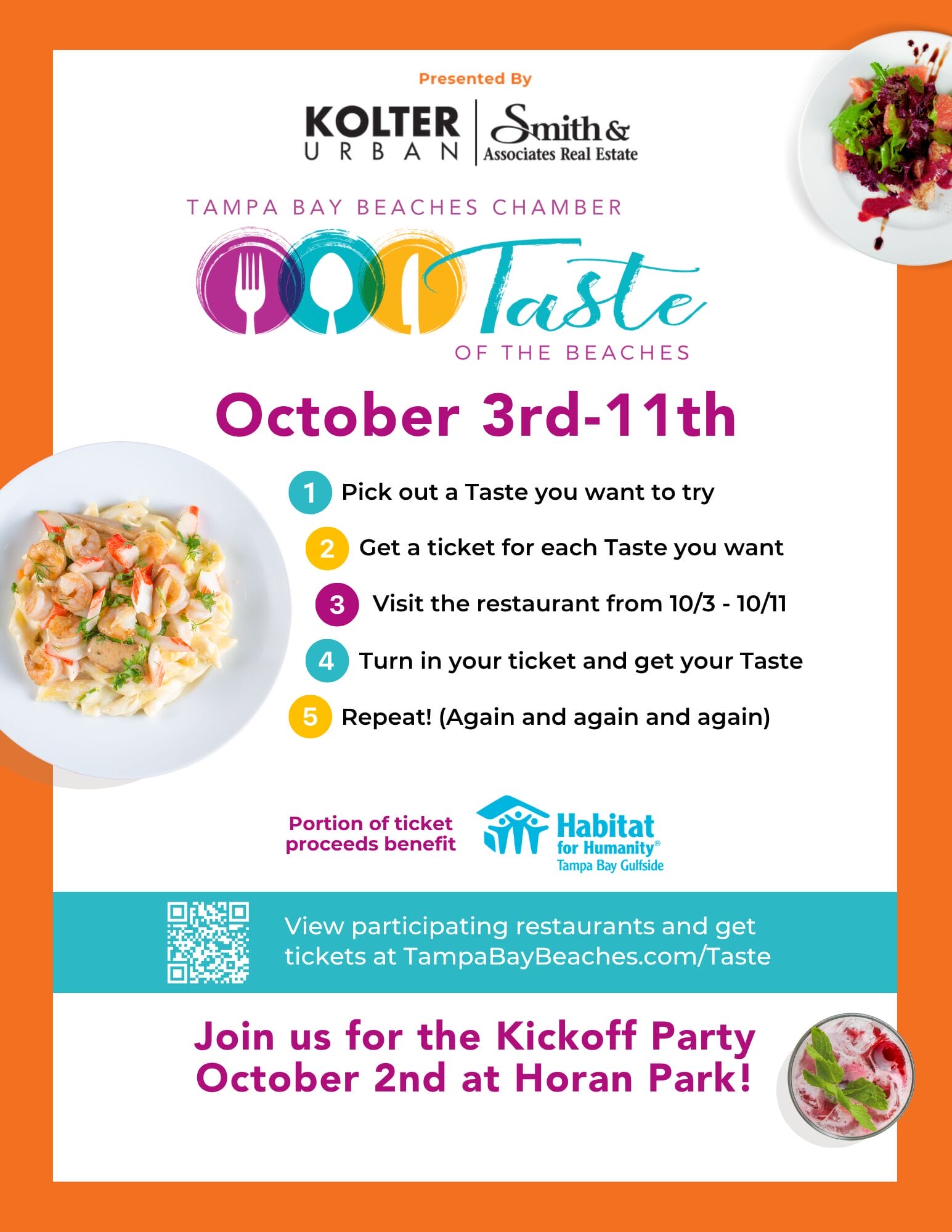 Taste of the Beaches - October 3rd through 11th