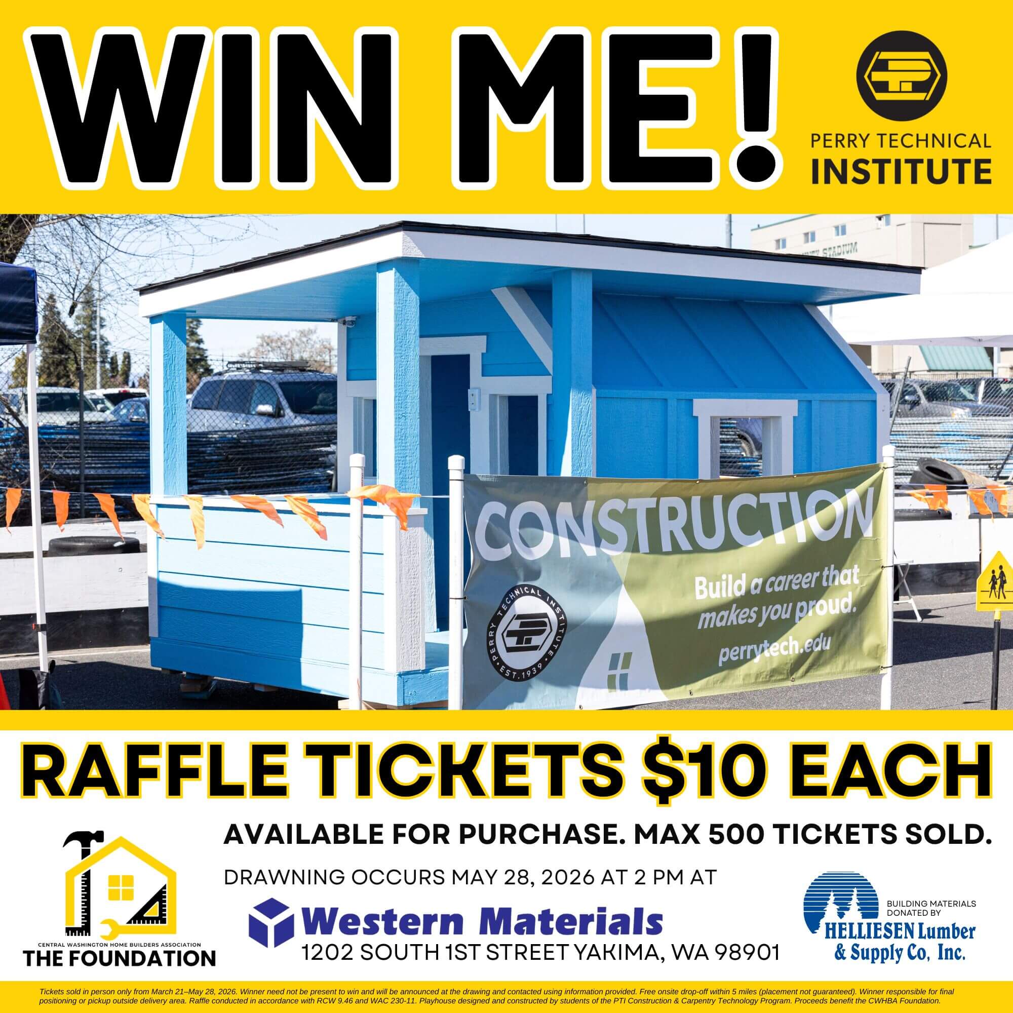 Playhouse Raffle Sign (4)