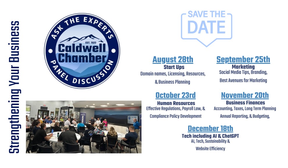Save the Date - Ask the Experts - Aug - December