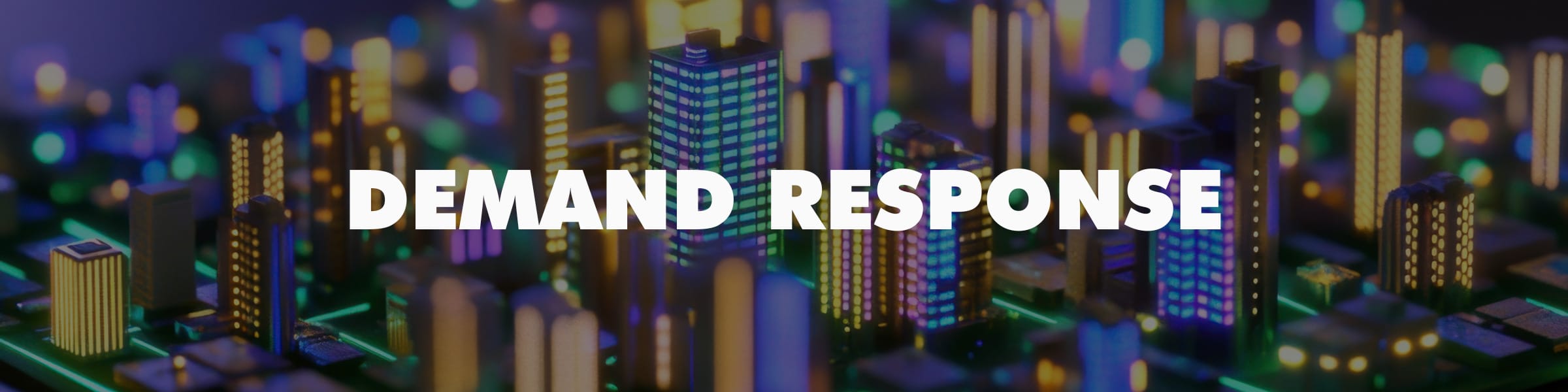 Demand Response Website Banner Demand Response Website Banner