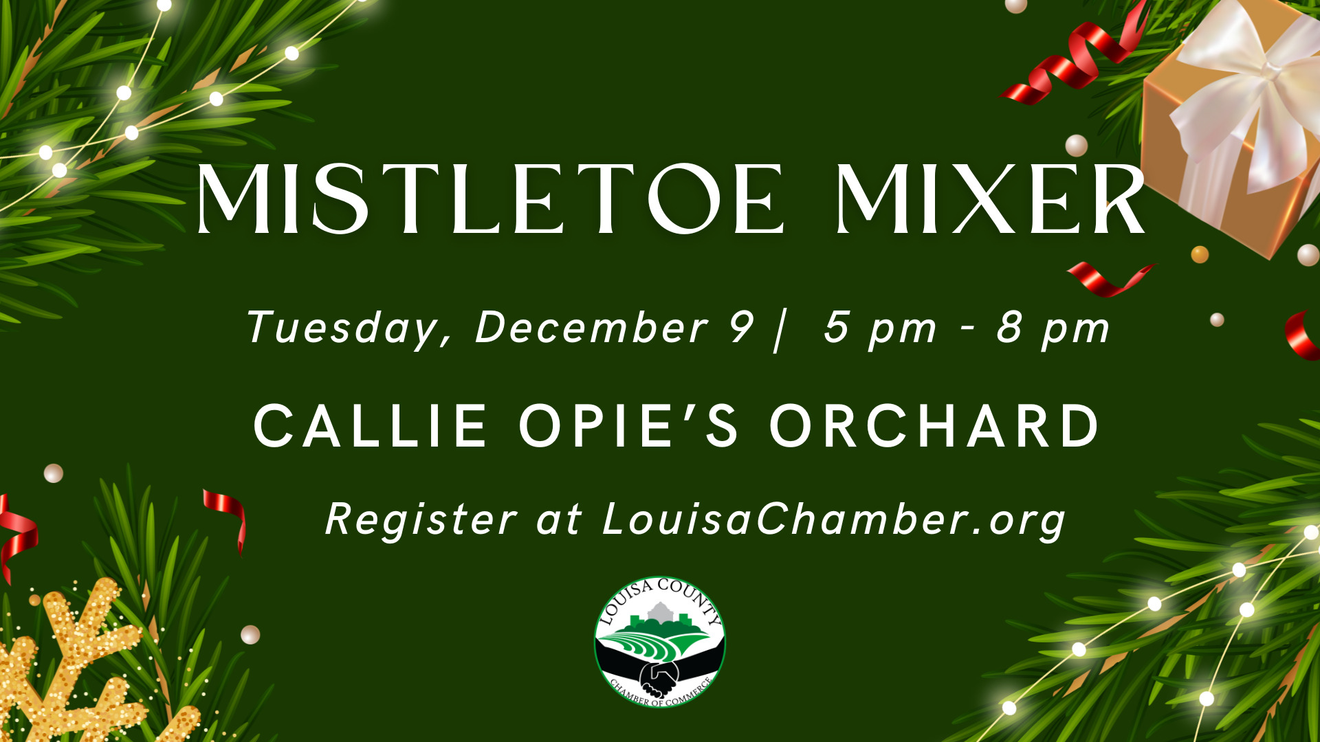 Tuesday, December 12 6 pm - 9 pm