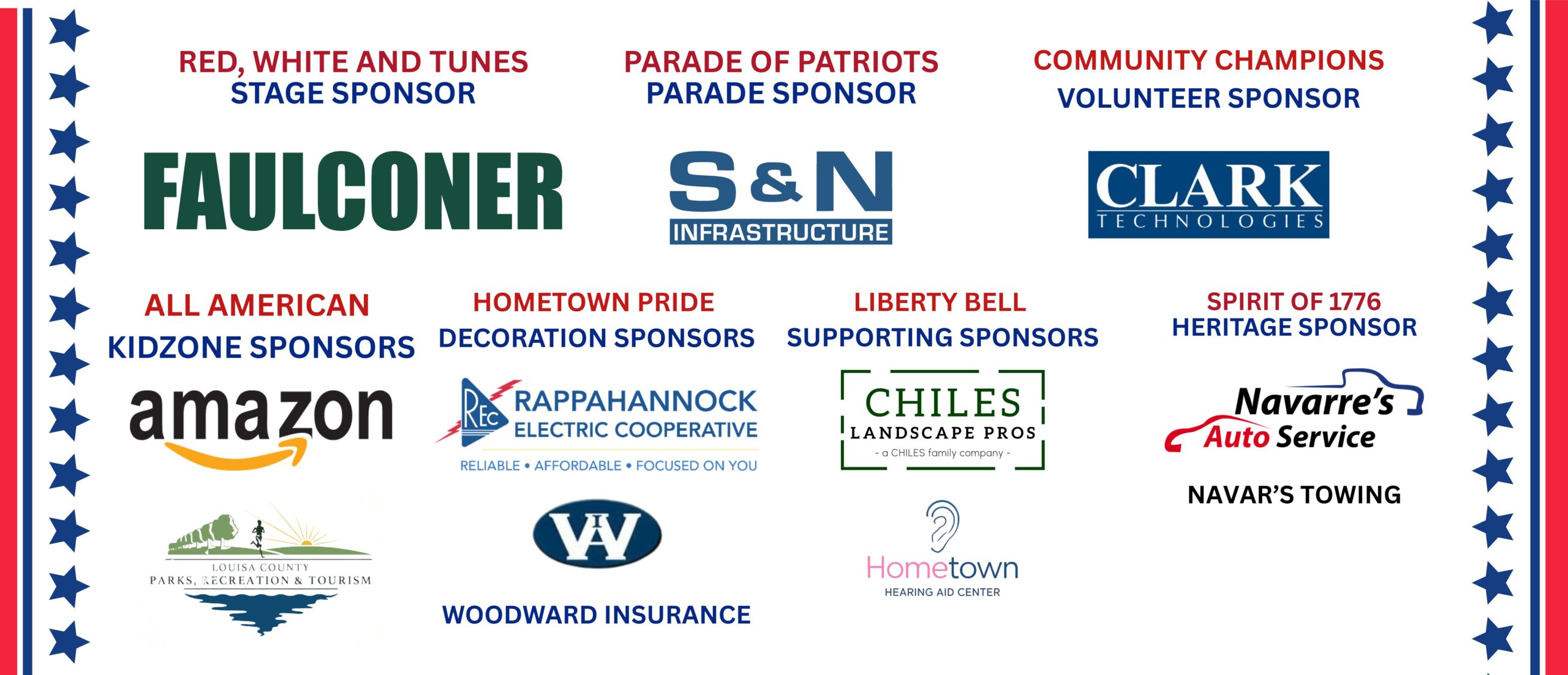 FINAL RED, WHITE, AND TUNES STAGE SPONSOR (2) FINAL RED, WHITE, AND TUNES STAGE SPONSOR (2)