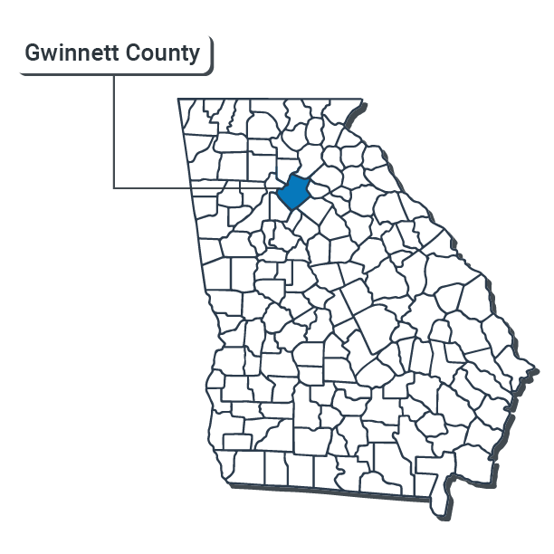 Gwinnett-County-Map-Illustration Gwinnett-County-Map-Illustration