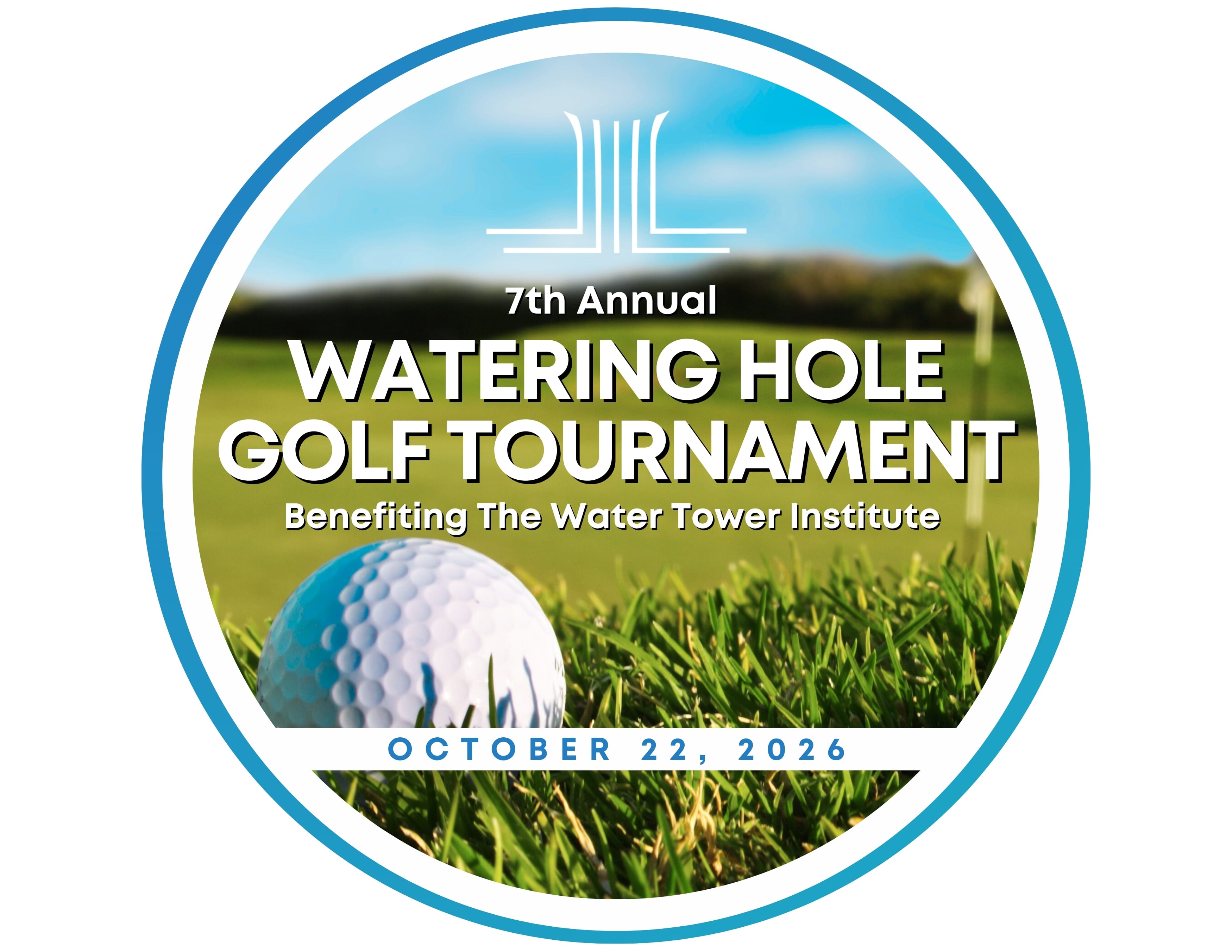 TWT Annual Golf Tournament Logo Round Background (1)