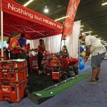 Golf Putting Game & Milwaukee Tools booth