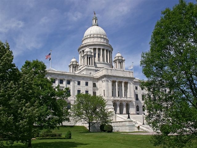 The Rhode Island state capitol