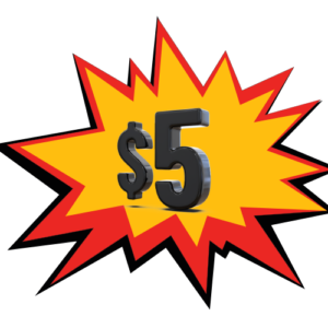 $5.00 SPLASH $5.00 SPLASH