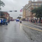 Officer Eddie Edwards leads the Old Rip Parade