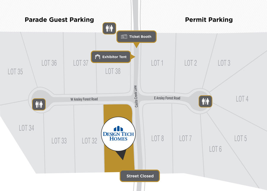 Parade of Homes Site Plan Design Tech Homes