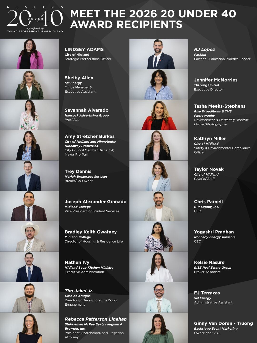 20 Under 40 Announcment (2)