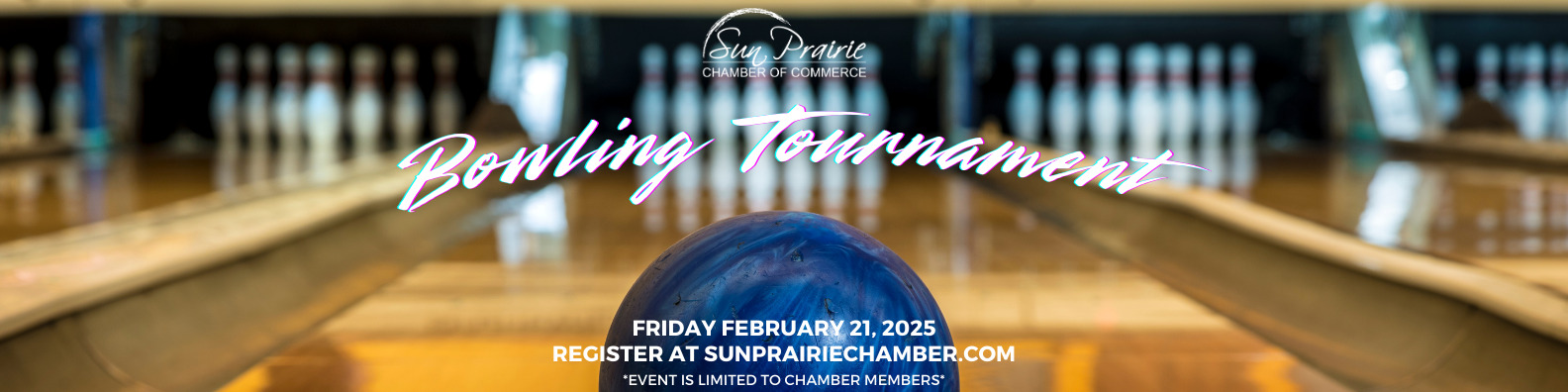 Bowling Tournament 2025 Banner (Website Banner)