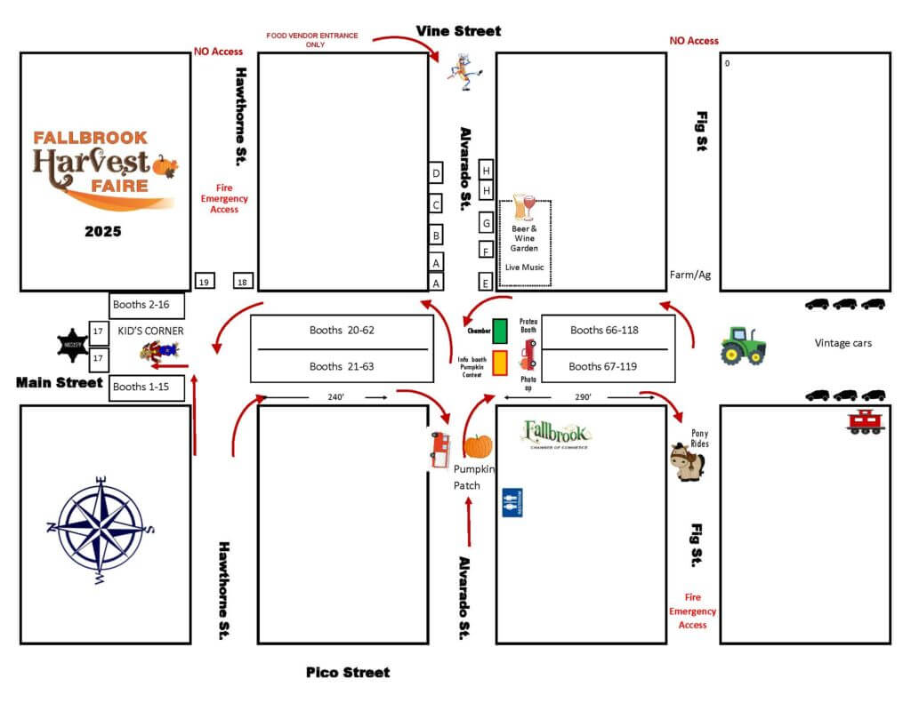 HF Vendor map street rev