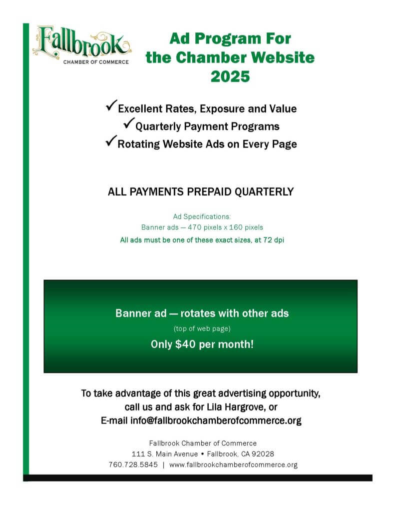 2025 Web Ad Program Flyer