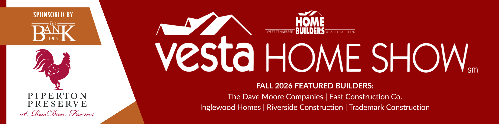 Vesta Home Show banner