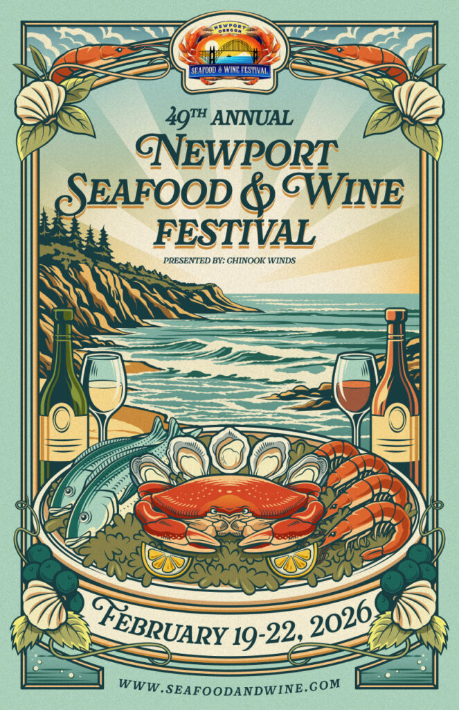 Newport Wine Seafood Poster (smaller)