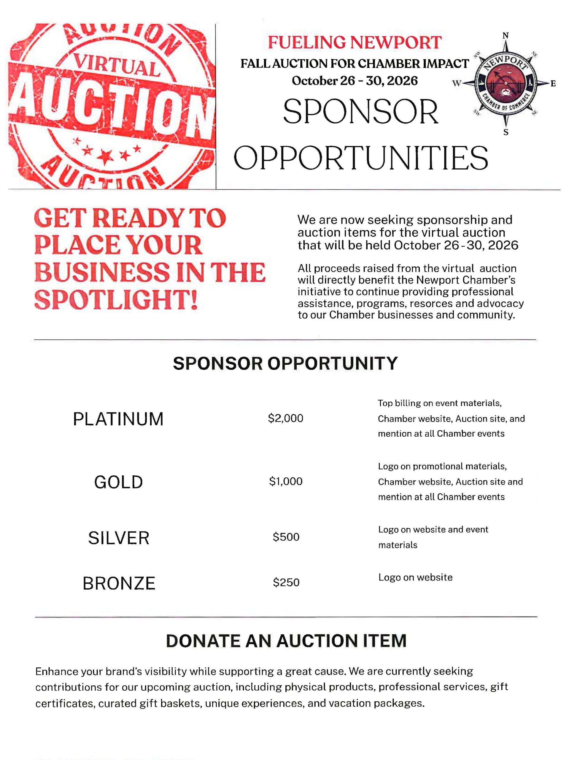 Sponsor Opportunity