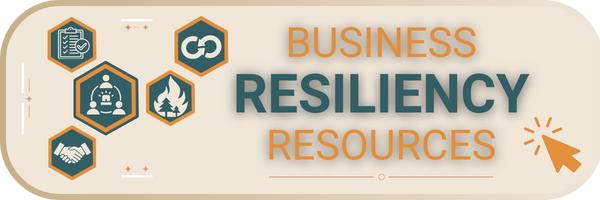 Business Resiliency Horizontal Button - Cream