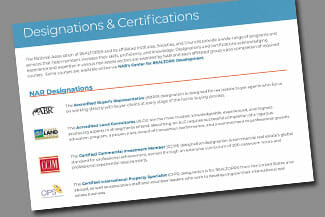 Designations & Certifications